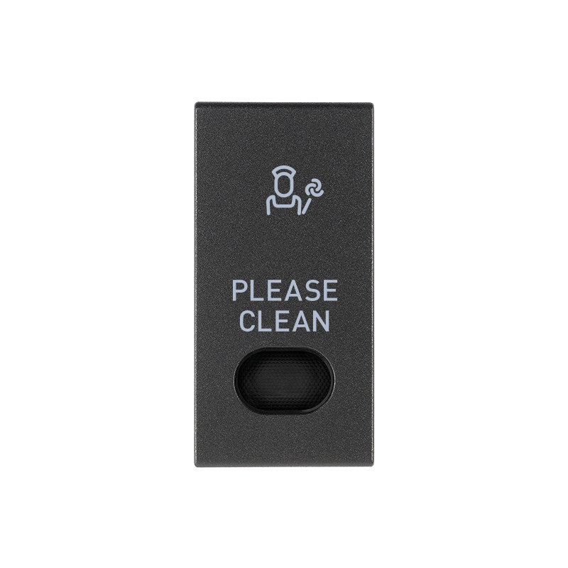 Tasto 1M con diffusore simb. PLS grigio - Vimar 19026.PLS