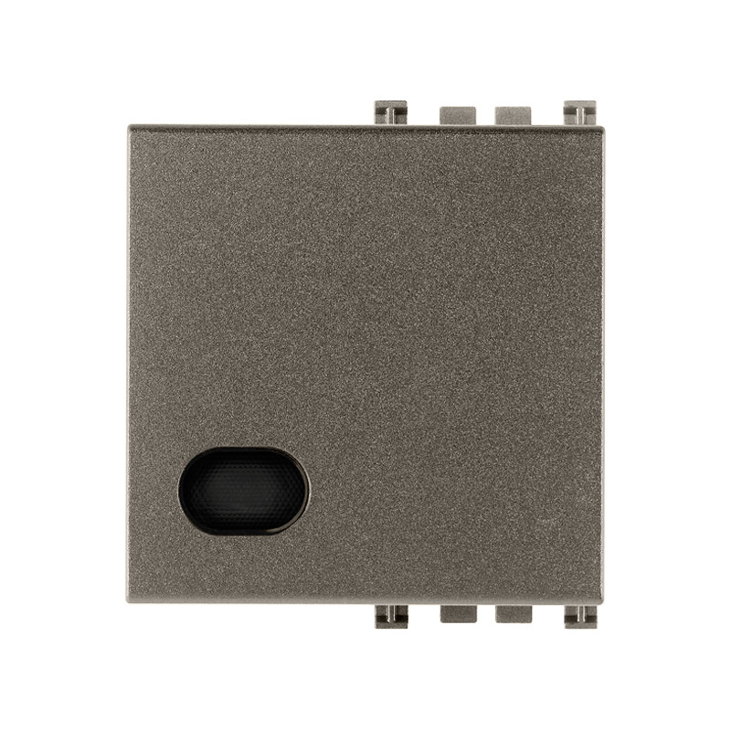 Tasto 2M con diffusore Metal - Vimar 19027.M
