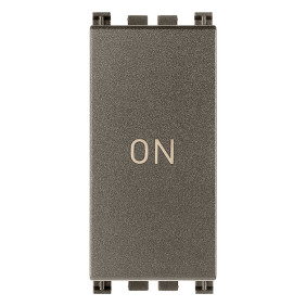 Pulsante 1P NO+NC 10A simbolo ON Metal - Vimar 19056.34.M