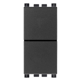 Due pulsanti indipend. NO+NO 10A grigio - Vimar 19066