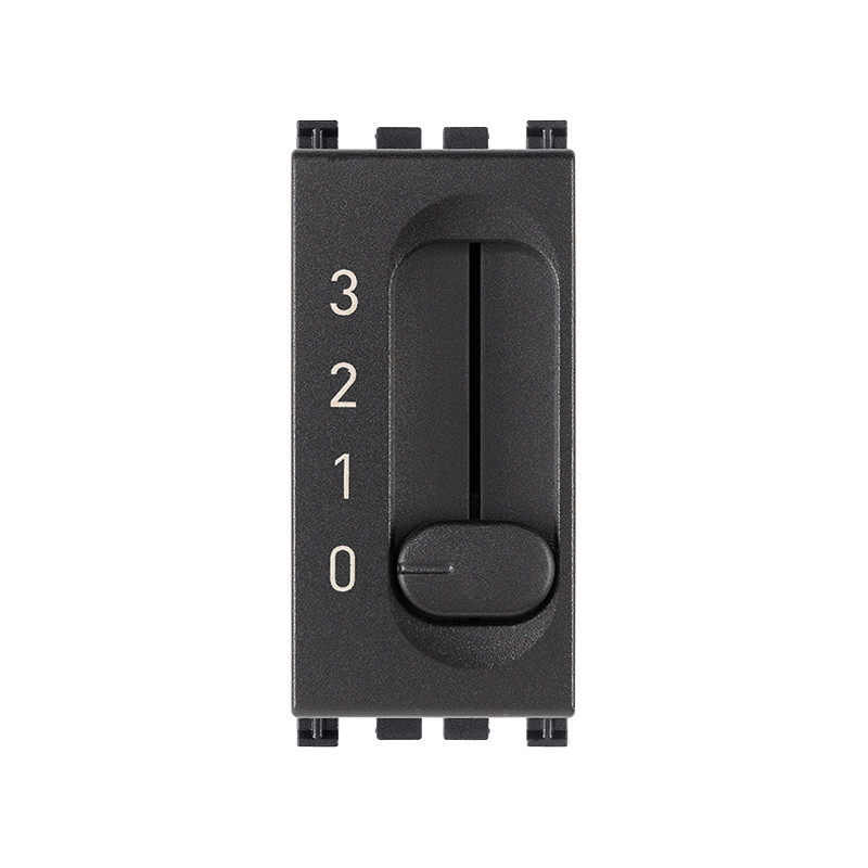 Commutatore a slitta 1P 6(2)A grigio - Vimar 19095