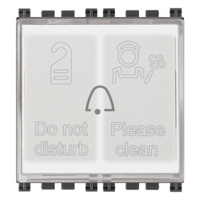 Pulsante + 2 spie hotel 230V - Vimar 19097
