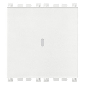 Pulsante 1P NO 10A assiale 2M bianco - Vimar 19108.2.B
