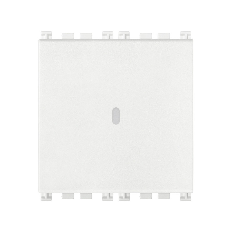 Pulsante 1P NO 10A assiale 2M bianco - Vimar 19108.2.B