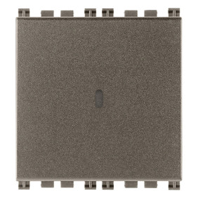 Pulsante 1P NO 10A assiale 2M Metal - Vimar 19108.2.M