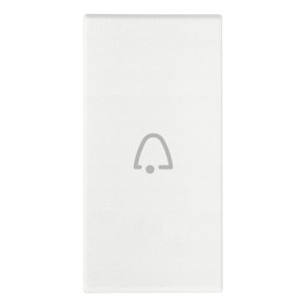 Tasto 1M simb. campanello assiale bianco - Vimar 19131.C.B