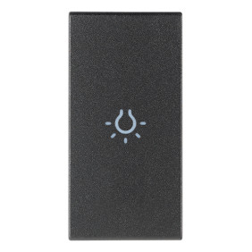 Tasto 1M simbolo luce assiale grigio - Vimar 19131.L