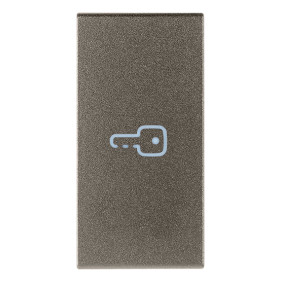 Tasto 1M simbolo chiave assiale Metal - Vimar 19131.P.M