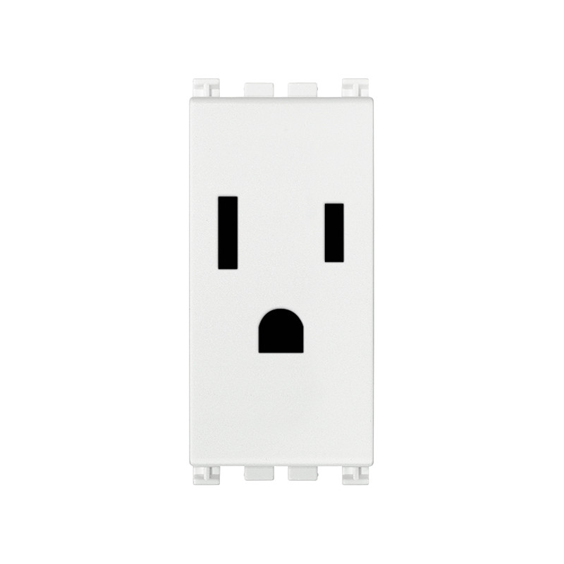 Presa SICURY 2P+T 15A USA+SASO bianco - Vimar 19242.B