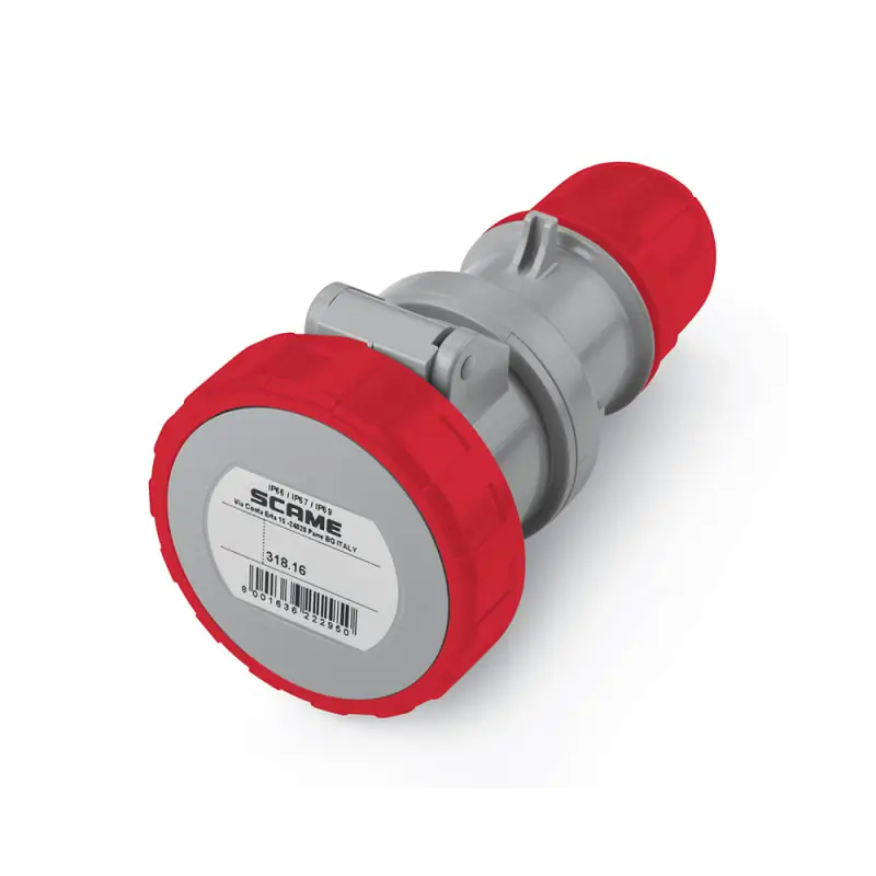 PRESA MOBILE 3P+N+T IP66/IP67 16A 6h - SCAME 318.1647P