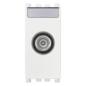 Presa TV-RD-SAT passante bianco - Vimar 19300.10.B