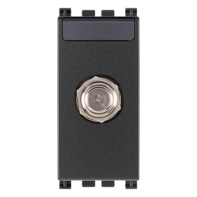 Presa coassiale tipo F femmina grigio - Vimar 19318