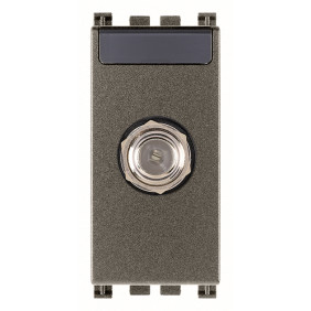 Presa coassiale tipo F femmina Metal - Vimar 19318.M