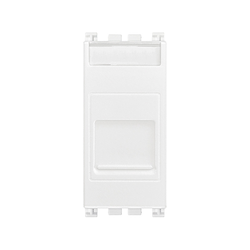 Presa RJ11 6/4 con portello bianco - Vimar 19322.B