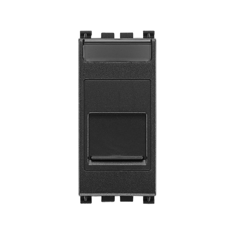 Adattatore portello RJ45 Keystone grigio - Vimar 19337.C