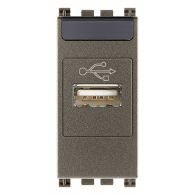 Presa USB Metal - Vimar 19345.M