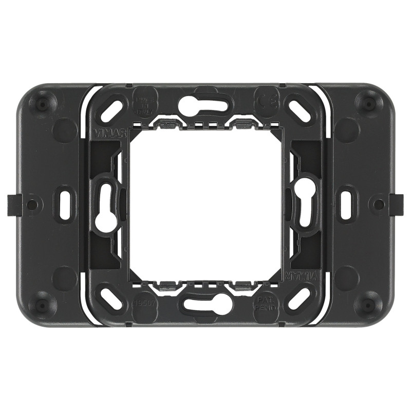 Supporto radio placca 2M centrali grigio - Vimar 19507
