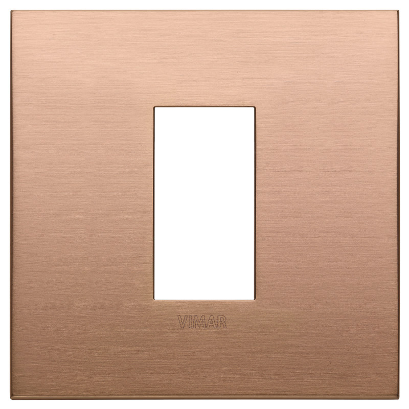 Placca Classic 1M rame spazzolato - Vimar 19641.11