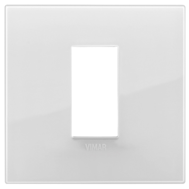 Placca Classic 1M Reflex ghiaccio t.look - Vimar 19641.B66