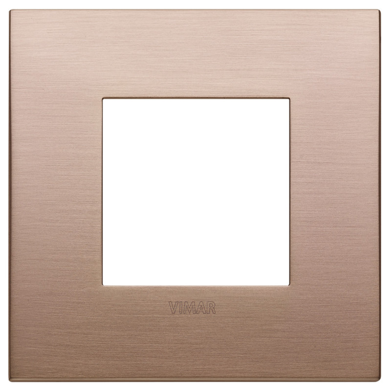 Placca Classic 2M rame spazzolato - Vimar 19642.11