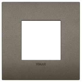 Placca Classic 2M Metal - Vimar 19642.80