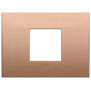 Placca Classic 2MC rame spazzolato - Vimar 19652.11