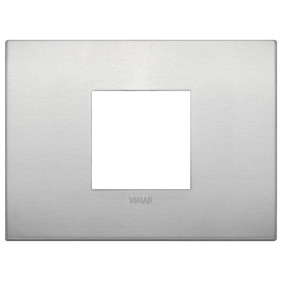 Placca Classic 2M centrali naturale - Vimar 19652.15