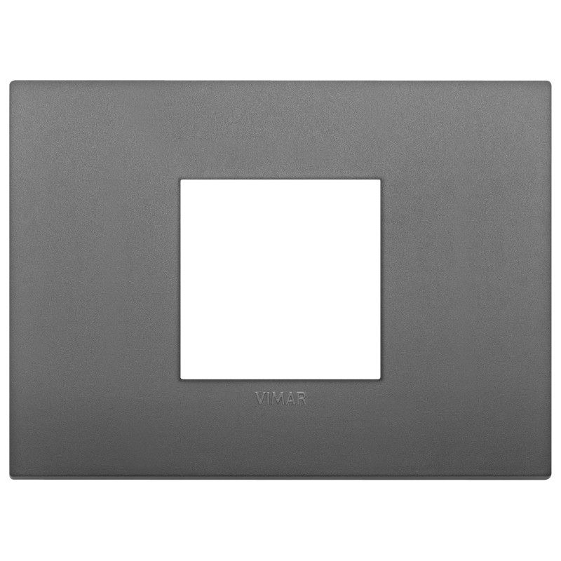 Placca Classic 2M centrali grigio - Vimar 19652.72
