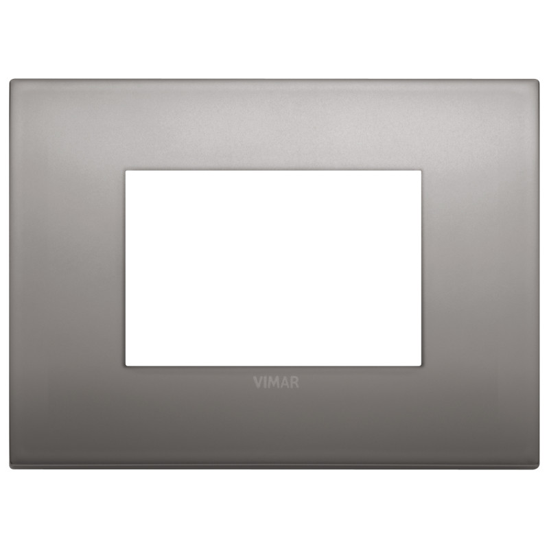Placca Classic 3M nichel nero - Vimar 19653.10