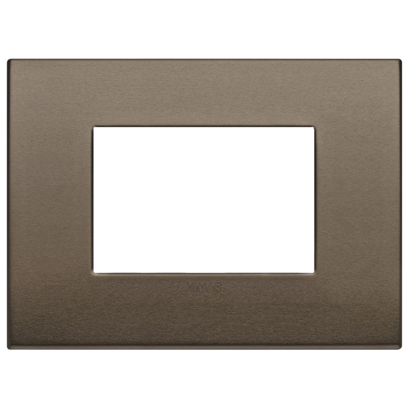 Placca Classic 3M bronzo scuro - Vimar 19653.17
