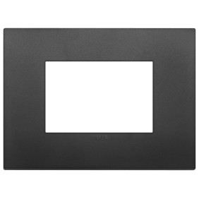 Placca Classic 3M nero - Vimar 19653.71