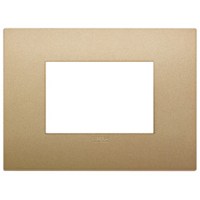 Placca Classic 3M oro matt - Vimar 19653.78