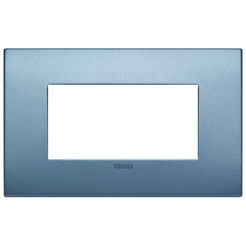 Placca Classic 4M blu matt - Vimar 19654.76