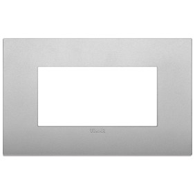 Placca Classic 4M silver matt - Vimar 19654.79