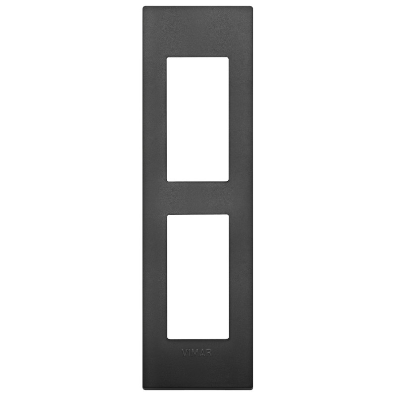 Placca Classic 2MP nero - Vimar 19667.71
