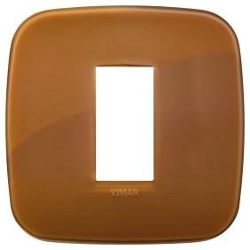 Placca Round 1M Reflex caramel - Vimar 19671.62
