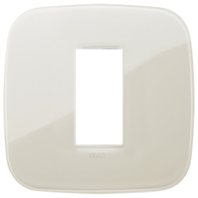 Placca Round 1M Reflex avorio - Vimar 19671.67