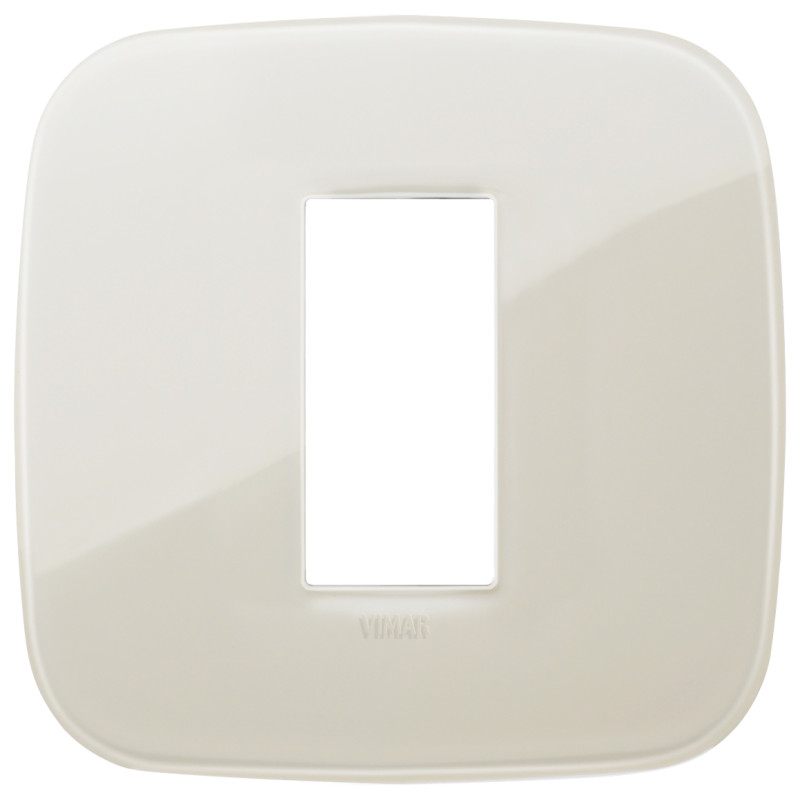 Placca Round 1M Reflex avorio - Vimar 19671.67