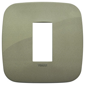 Placca Round 1M verde - Vimar 19671.87