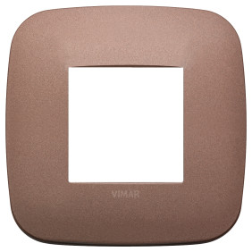 Placca Round 2M bronzo matt - Vimar 19672.24
