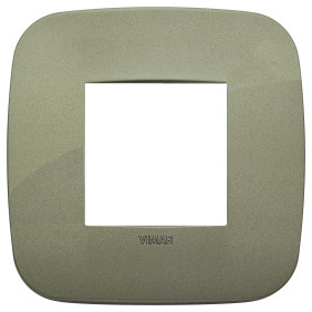 Placca Round 2M verde - Vimar 19672.87