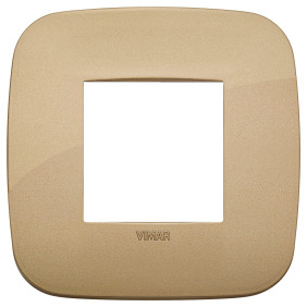 Placca Round 2M oro antico - Vimar 19672.88