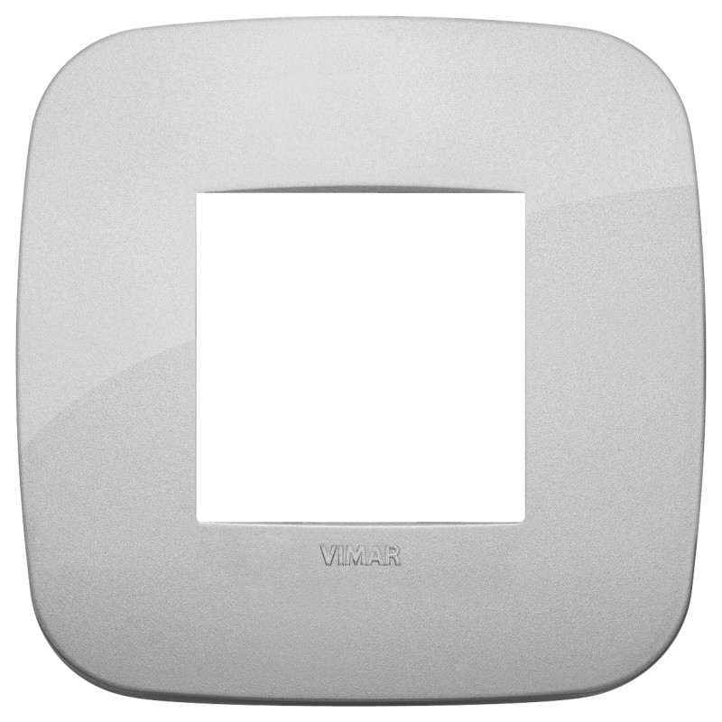 Placca Round 2M silver - Vimar 19672.89