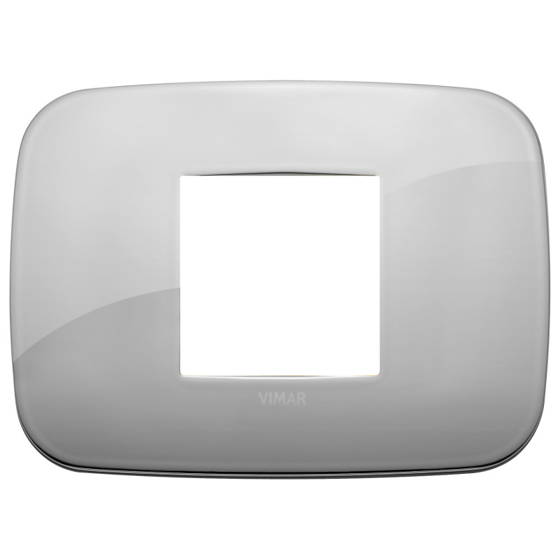 Placca Round 2M centrali cromo - Vimar 19682.28