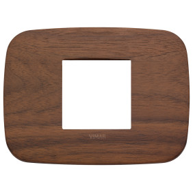 Placca Round 2M centrali noce - Vimar 19682.51