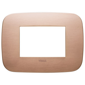 Placca Round 3M rame spazzolato - Vimar 19683.11