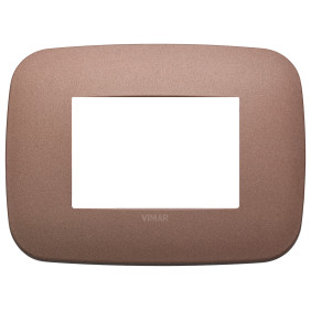 Placca Round 3M bronzo matt - Vimar 19683.24