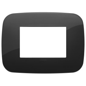 Placca Round 3M nero - Vimar 19683.81