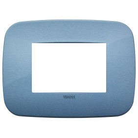 Placca Round 3M blu - Vimar 19683.86