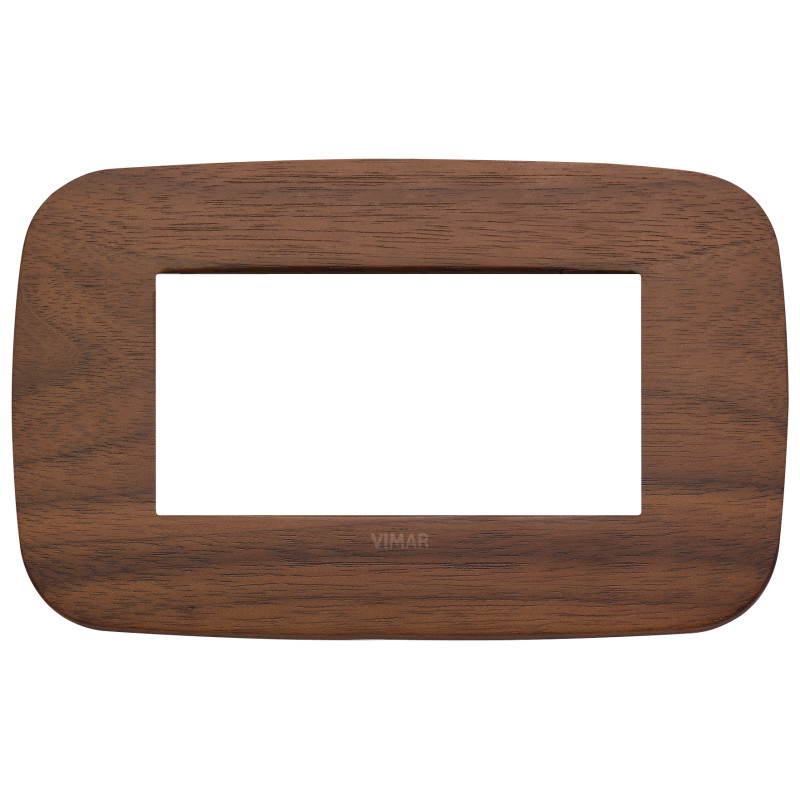 Placca Round 4M noce - Vimar 19684.51